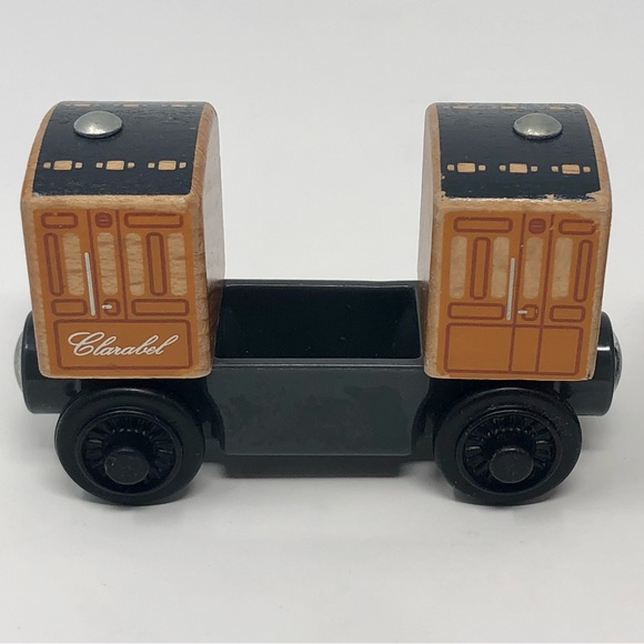 Thomas & Friends Annie & Clarabel Wood Train Cars Shining Time Station Set Of 2 - Picture 2 of 13